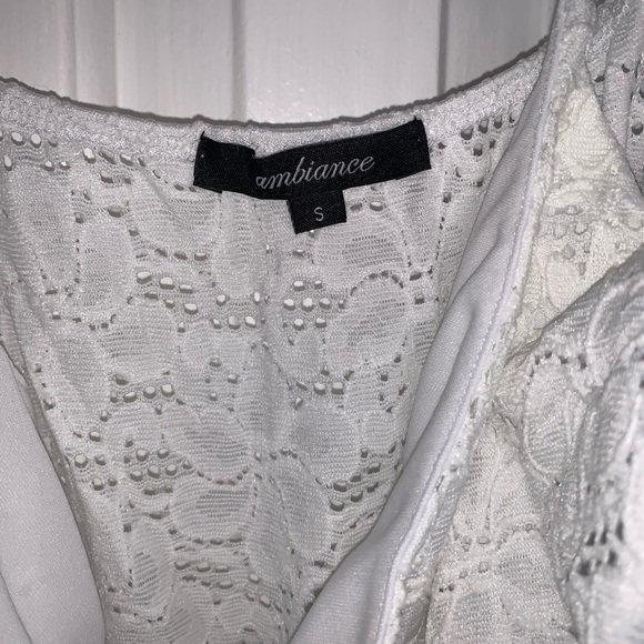 White Lace Romper - Picture 3 of 4